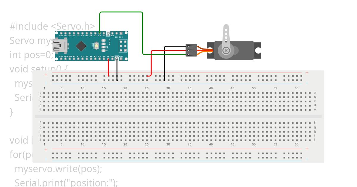 servo motor simulation