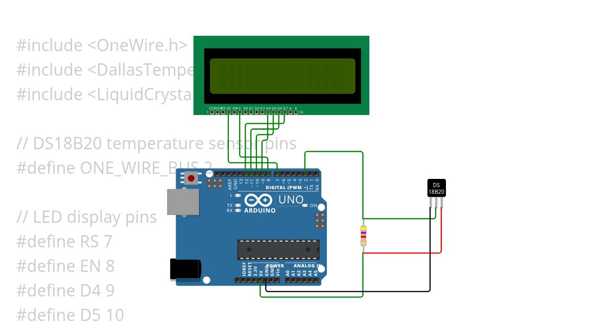 Simulasi Pendeteksi Suhu  simulation