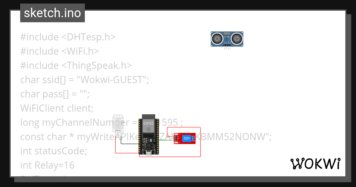 integrated sensor - Wokwi ESP32, STM32, Arduino Simulator