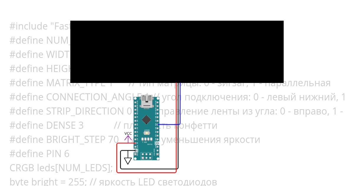 Конфетти simulation