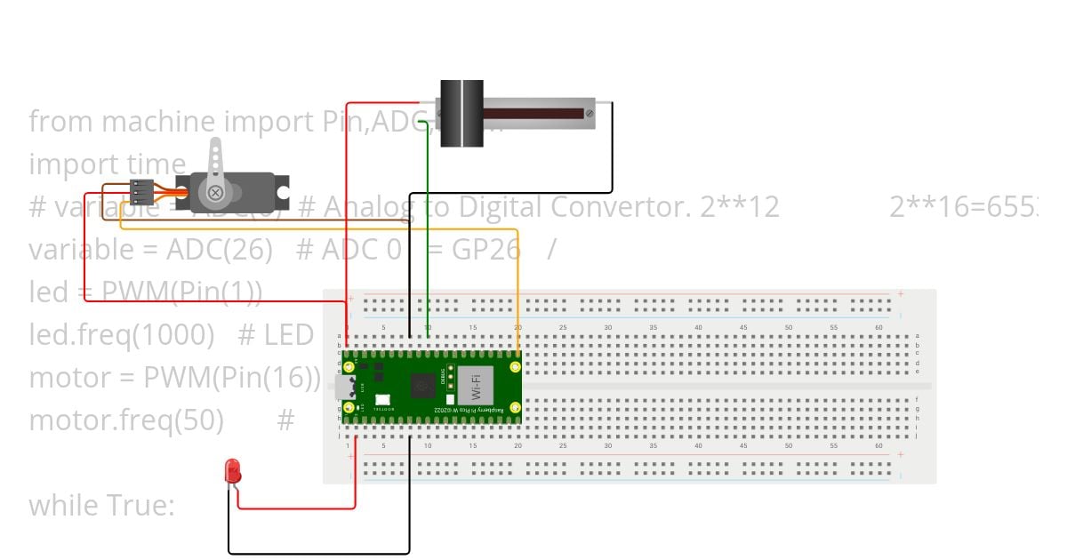 #4 LED+potentiometer  simulation