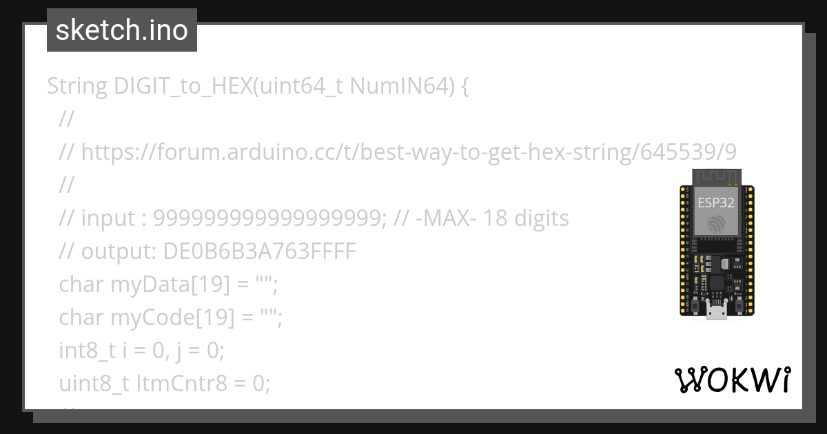 DIGIT_to_HEX-2.ino - Wokwi ESP32, STM32, Arduino Simulator