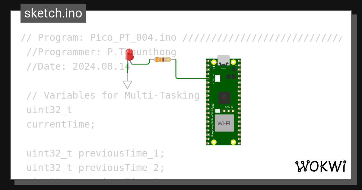 Work04 wokwi esp32 stm32 arduino simulator