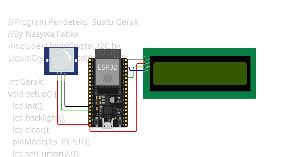 Motion sensor nasywa simulation