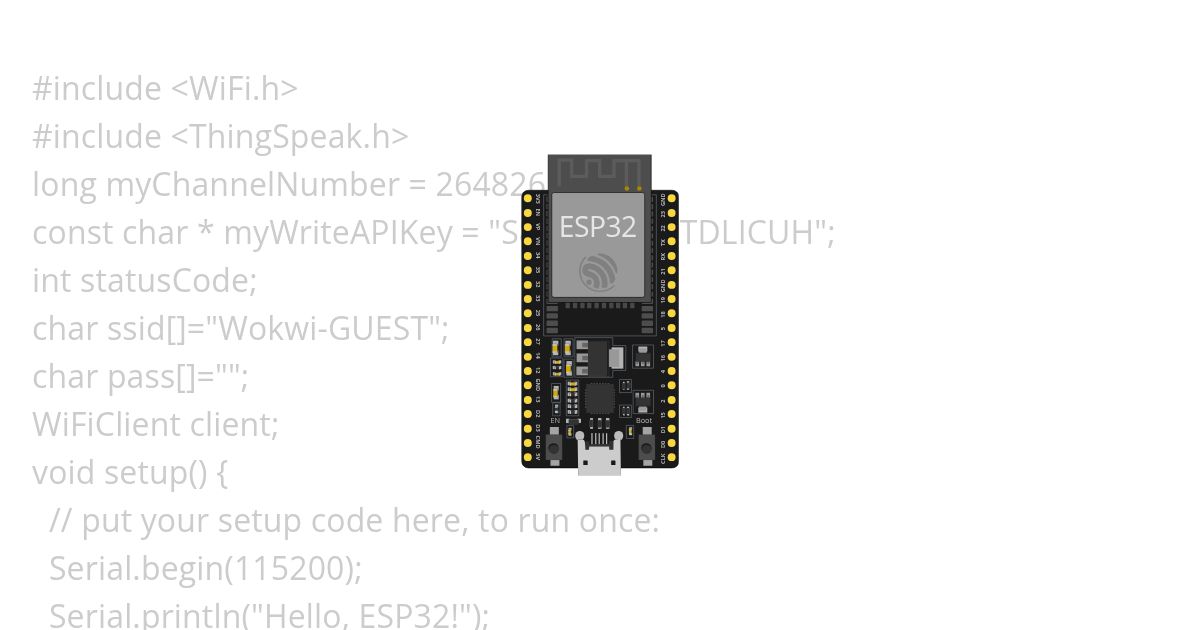 WIFI WITH THINGSPEAK simulation
