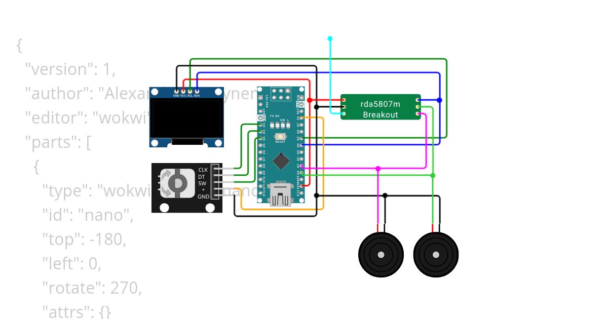 FM Radio RDA5807m simulation