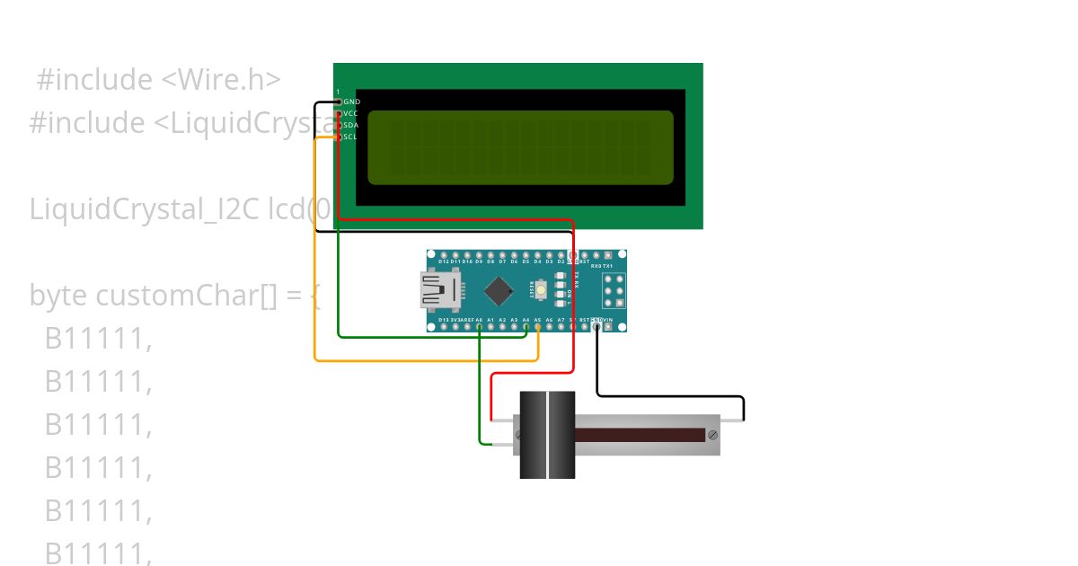 lcd bar graph simulation
