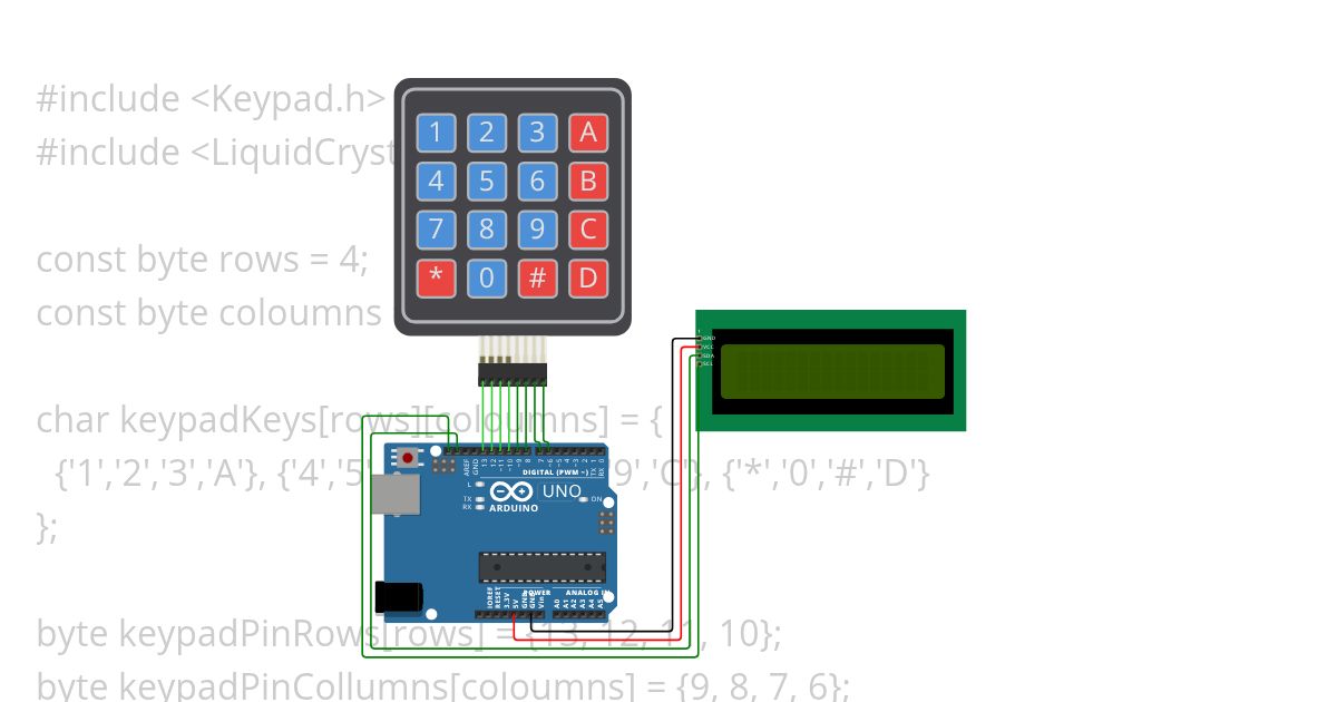 keypad test simulation
