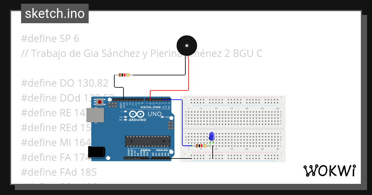 BUZZER MUSICAL (Sanchez y Jimenez 2C) - Wokwi ESP32, STM32, Arduino ...