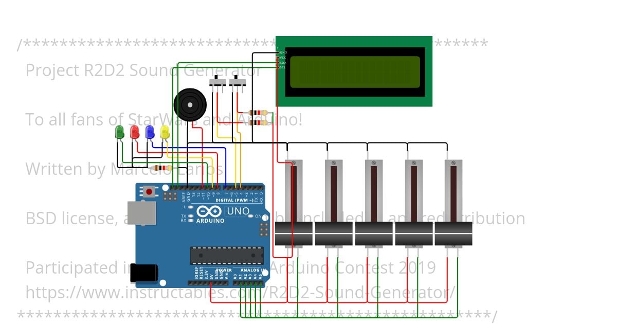 Droid Sounds LabCopy simulation