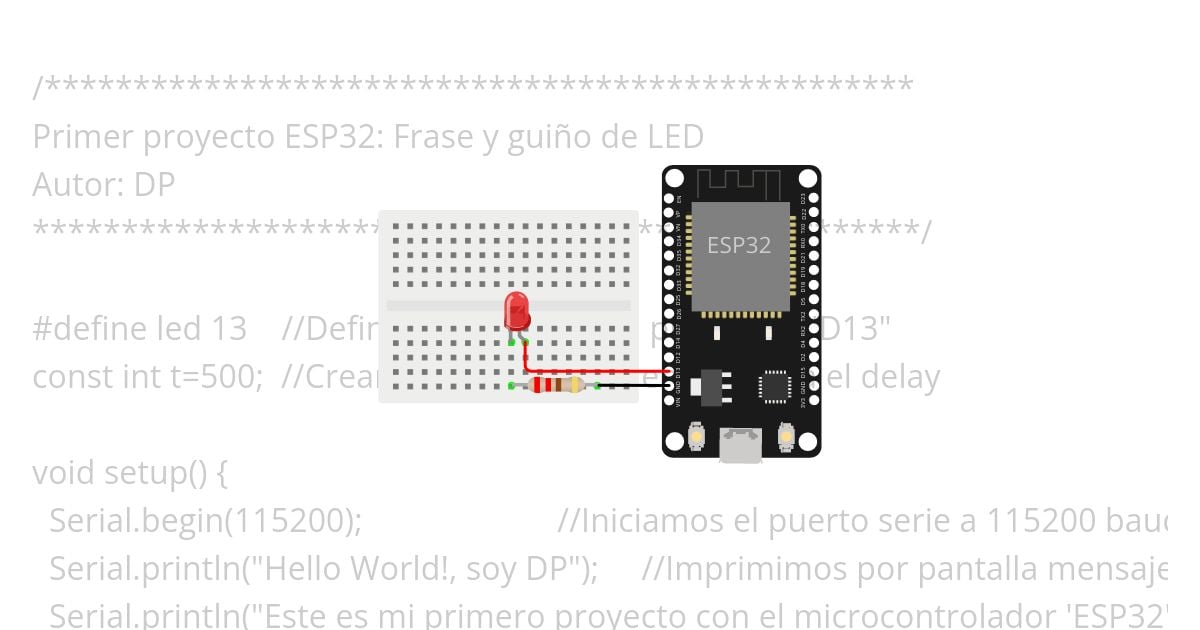 DP - ESP32 - 1 - Parpadeo LED Copy simulation