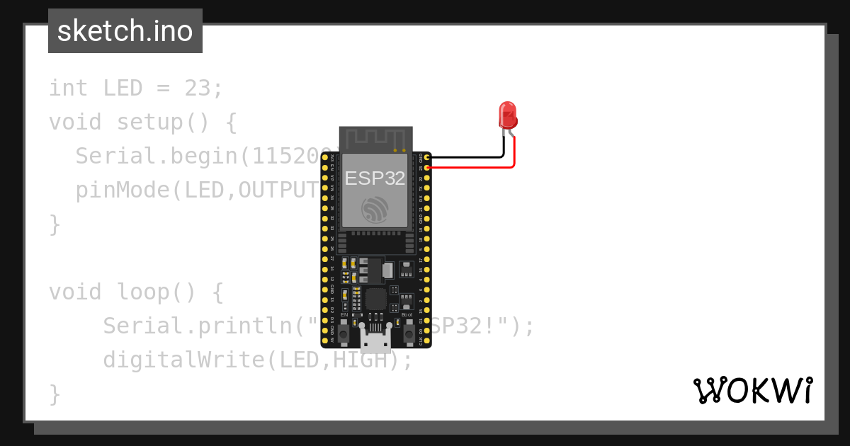 Led copy wokwi esp32 stm32 arduino simulator