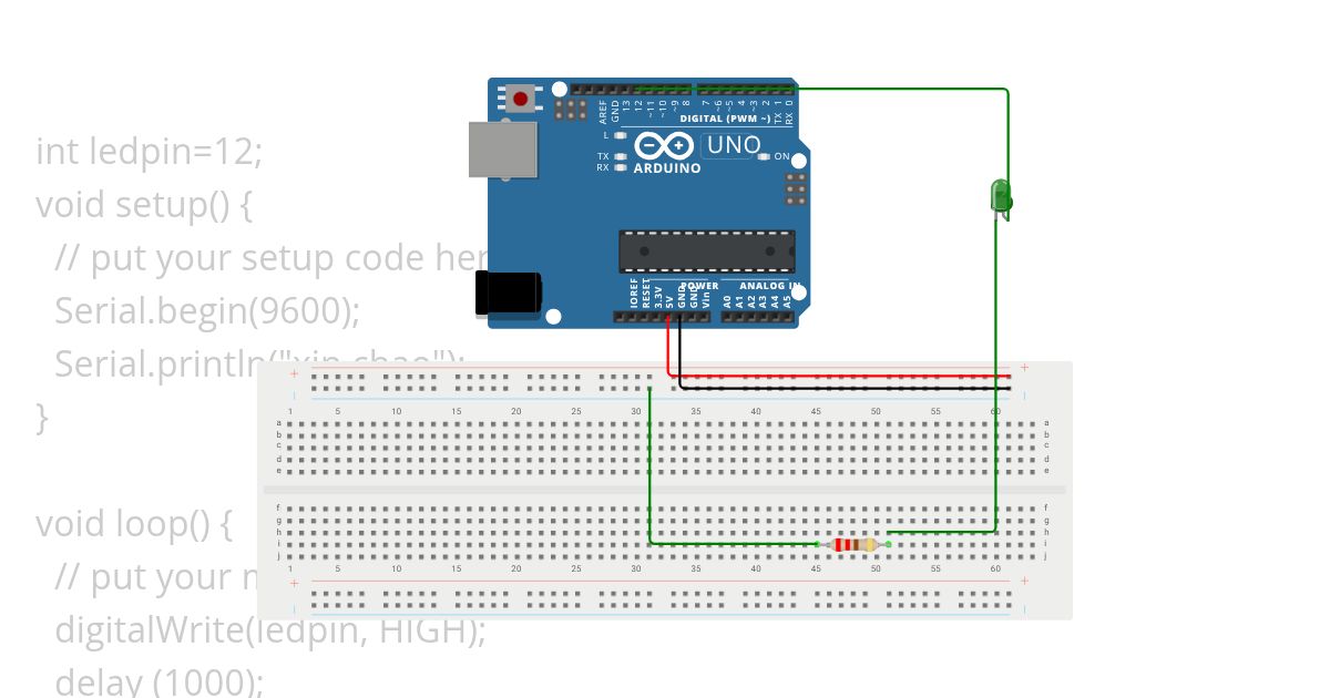 demo-potentionmeter-with-led simulation