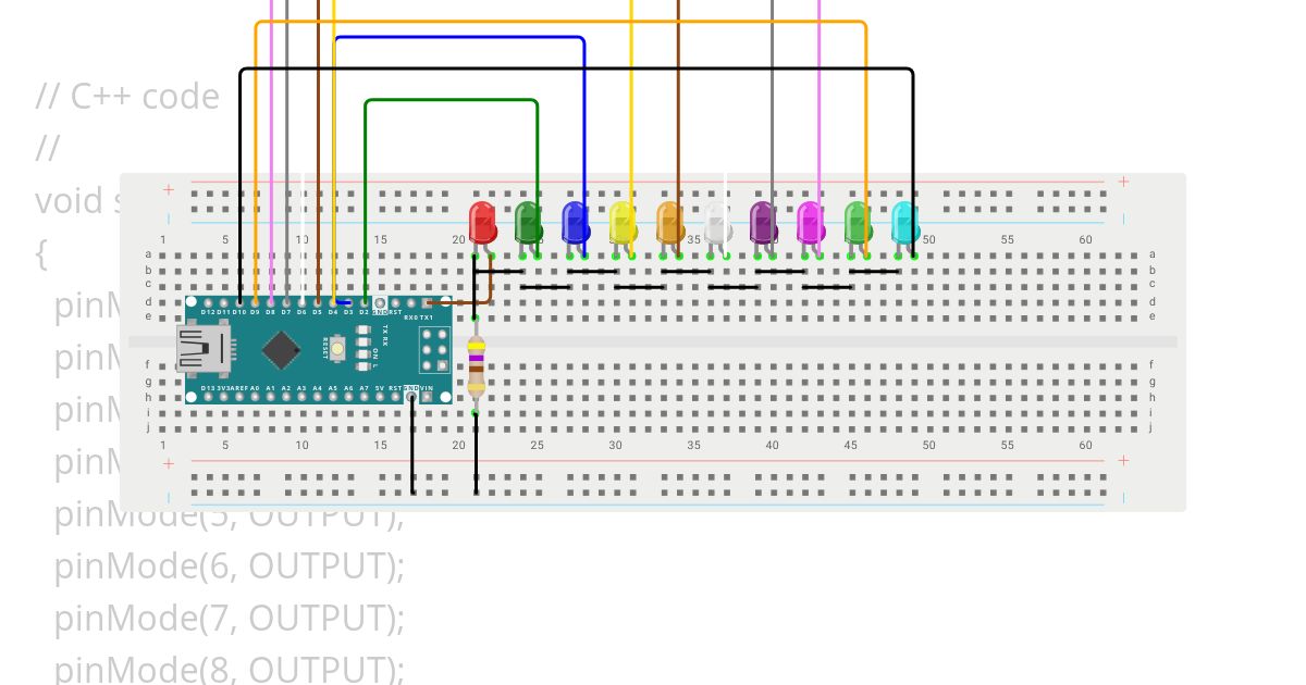 led flip flop simulation