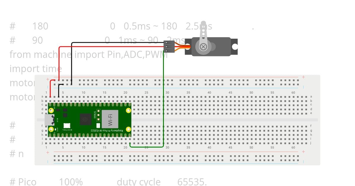 Servo simulation