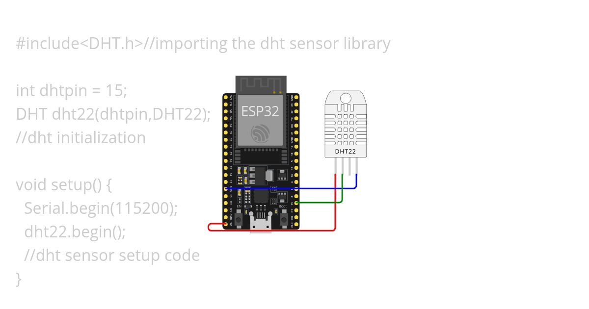 DHT sensor  simulation