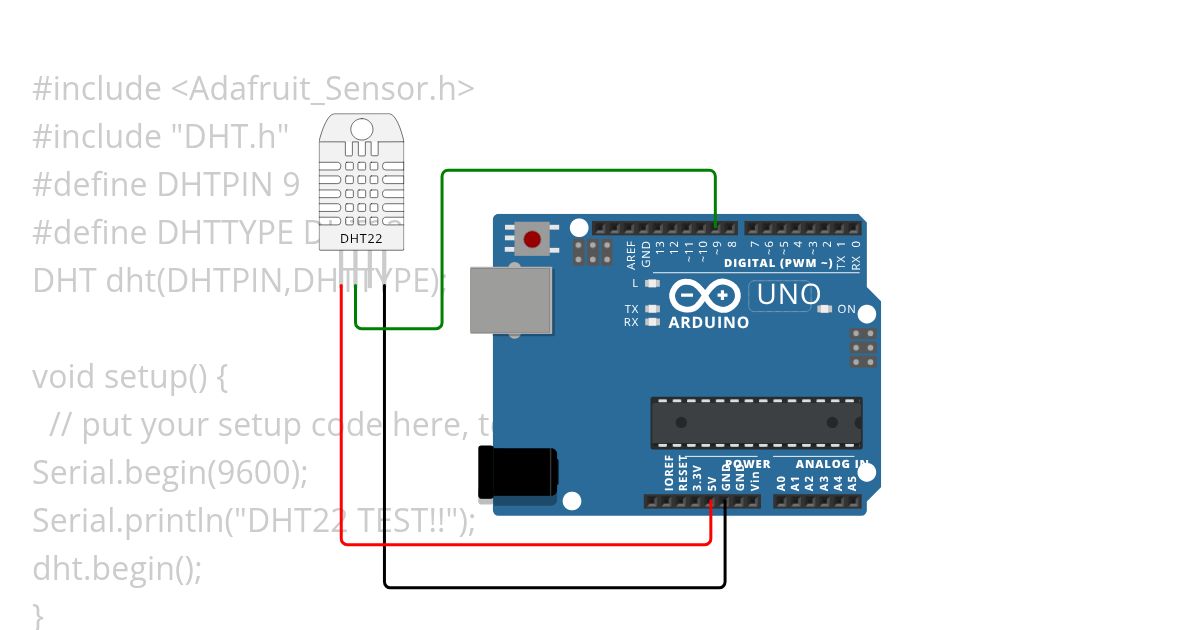 dht sensor simulation