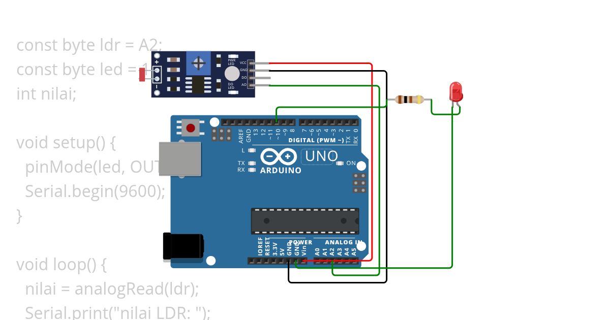 LIGHT SENSOR BULB simulation