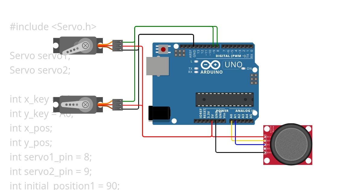 Controlling Actuators in Arduino simulation