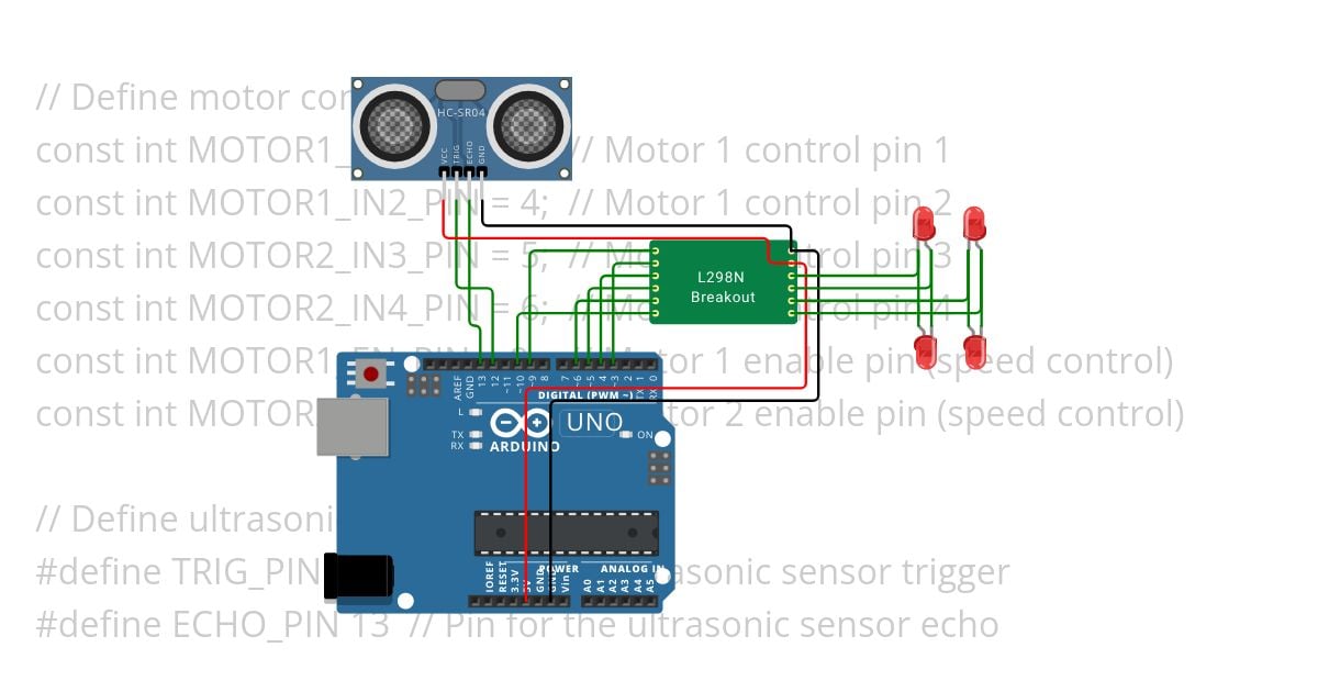 body (base + ultrasonic) test simulation