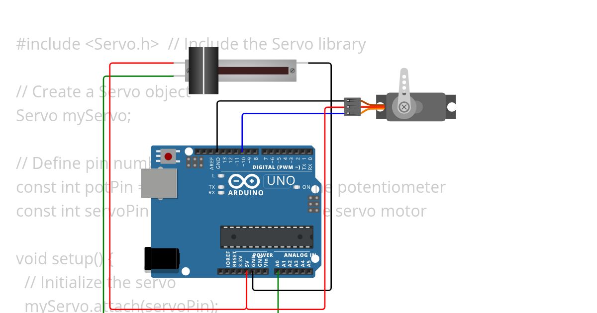 linear Actuator with servomotor simulation