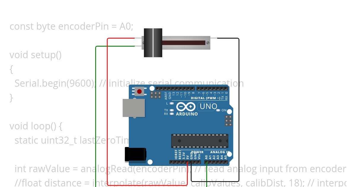 slide potentiometer simulation