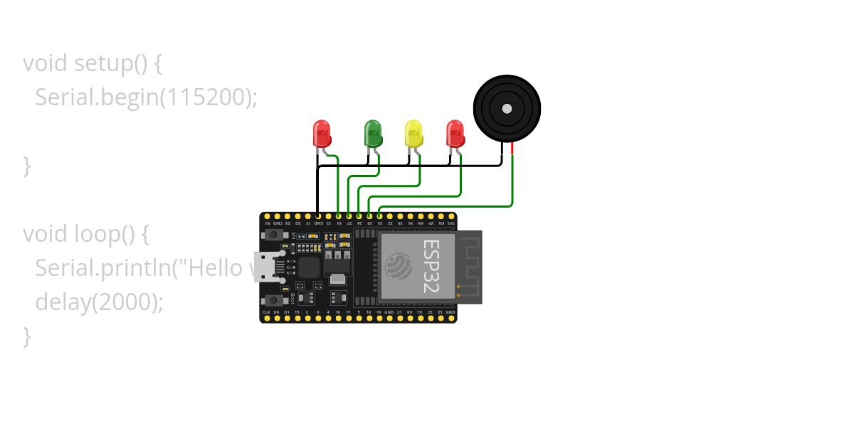 4ledBuzz simulation