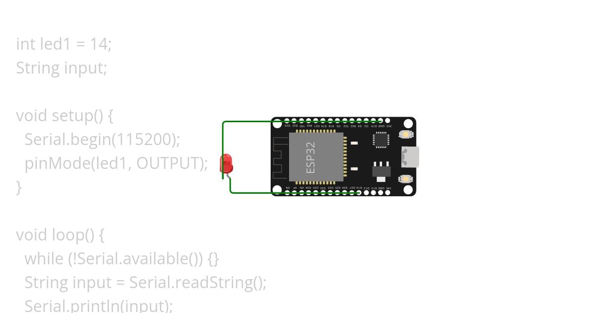 ESP32 Serial Read okkei simulation