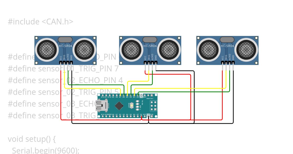 Parking_sensors simulation