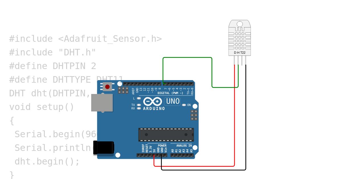 DHT22-Arduino simulation