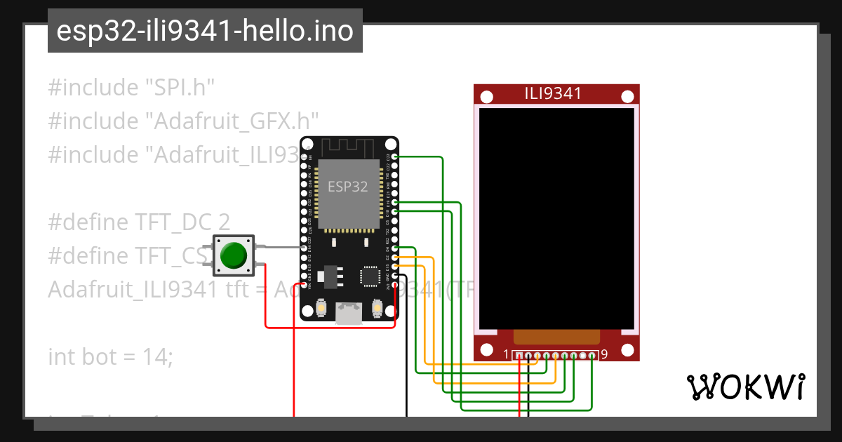 TFT Logo - Wokwi ESP32, STM32, Arduino Simulator