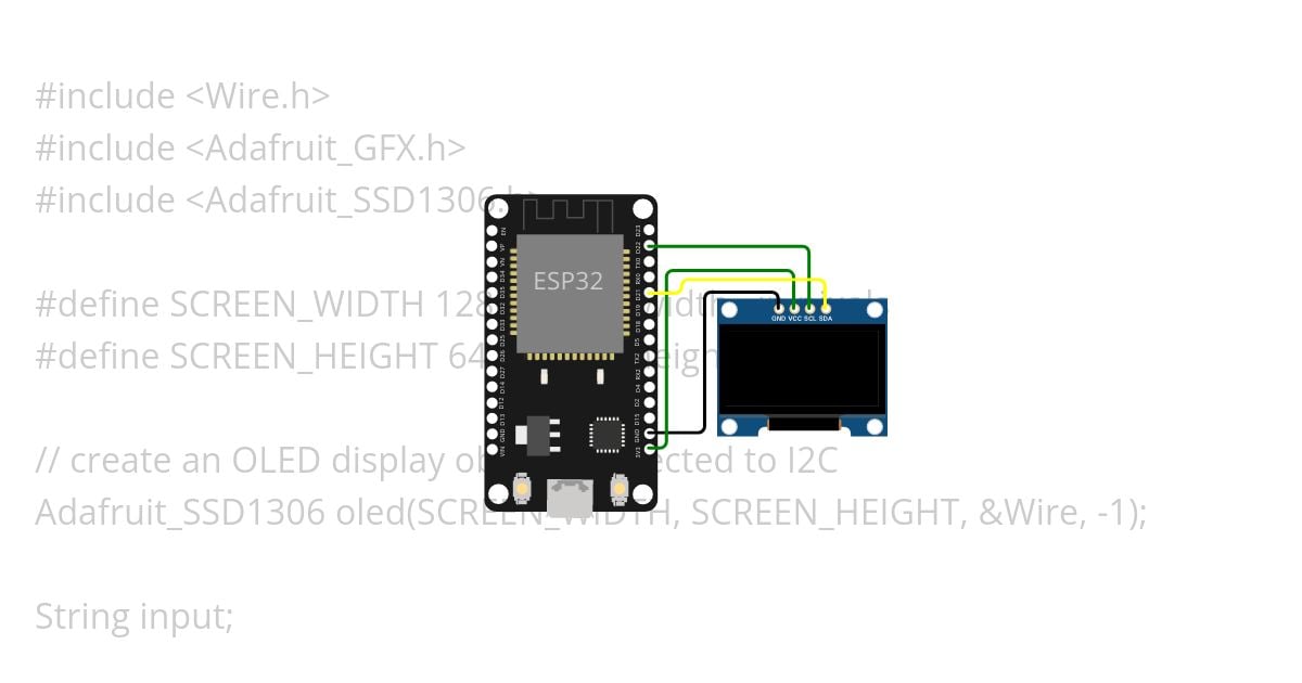 esp32 oled simulation