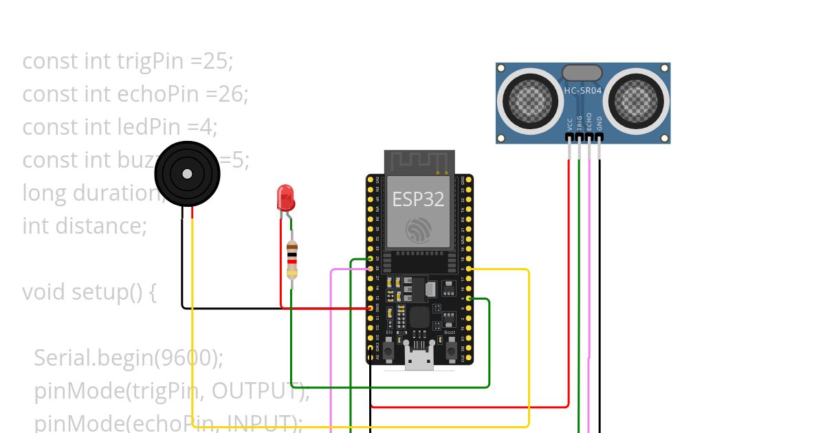 ultrasonic sensors simulation