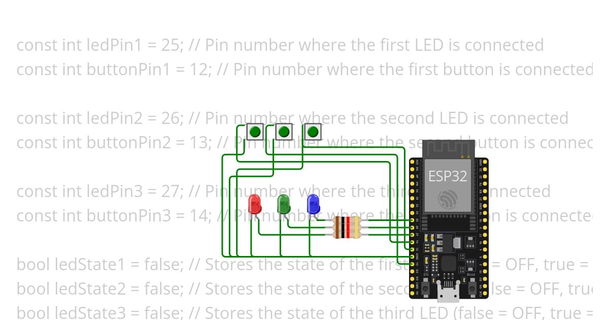 ESP32_Buttons_LEDs simulation