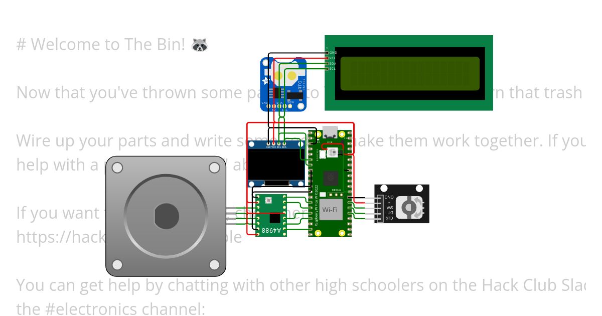 Bin Project - Automatic Plant Watering Pump simulation