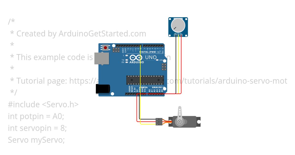 ref pot servo simulation