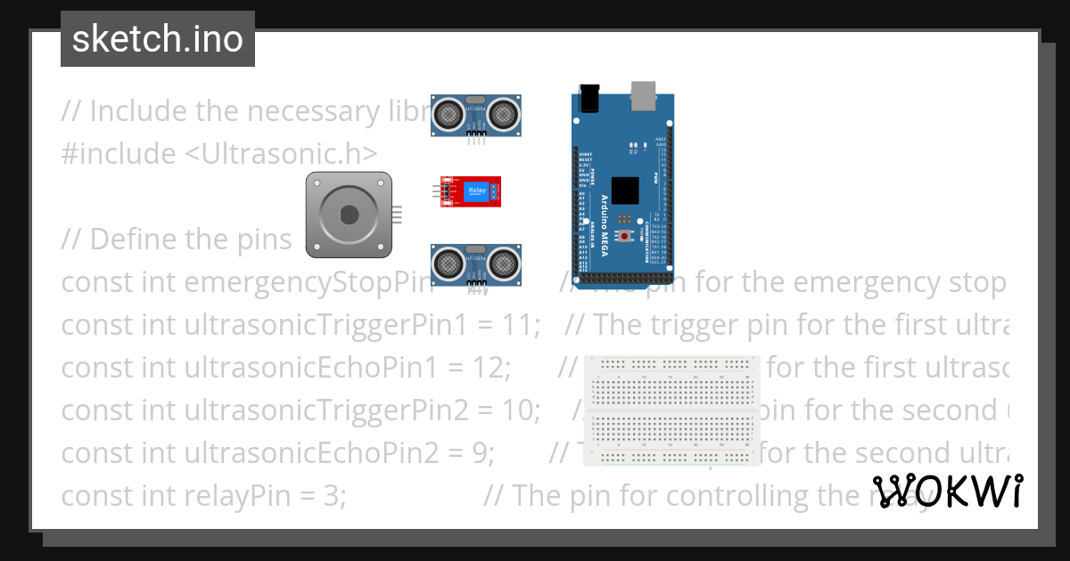converoy belt - Wokwi ESP32, STM32, Arduino Simulator