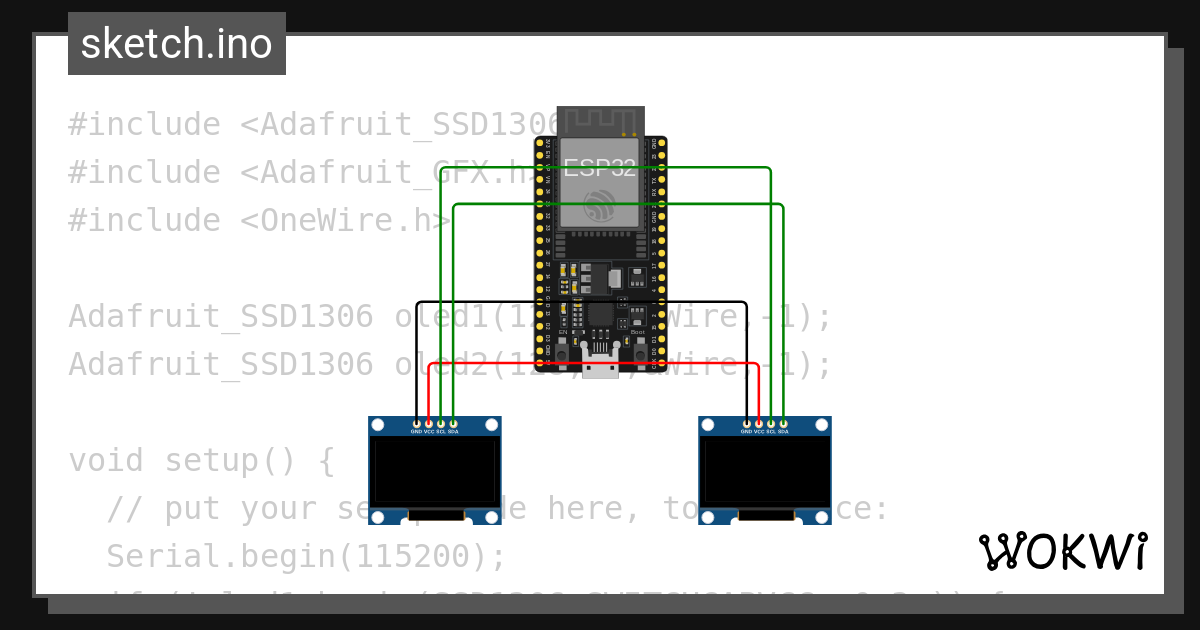 Wokwi online esp32 stm32 arduino simulator