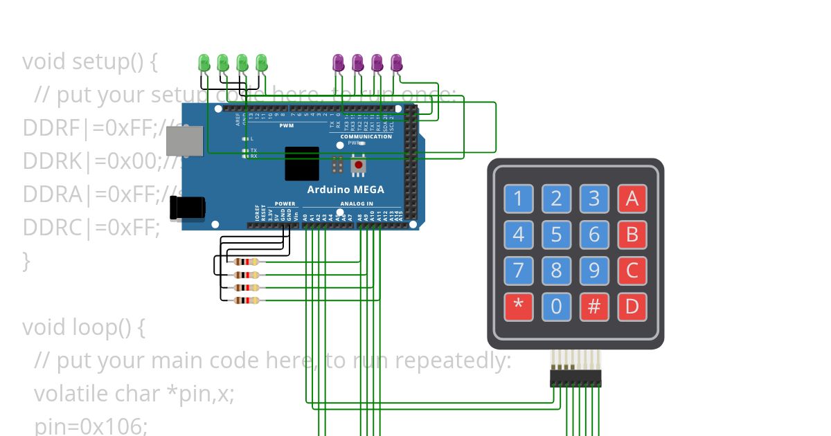 Keypad_Using_LED simulation