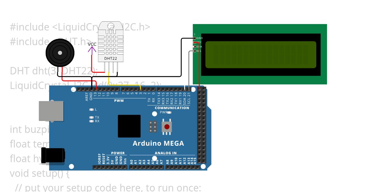 [DHT22] - Humidity and Temperature sensor with SD card simulation