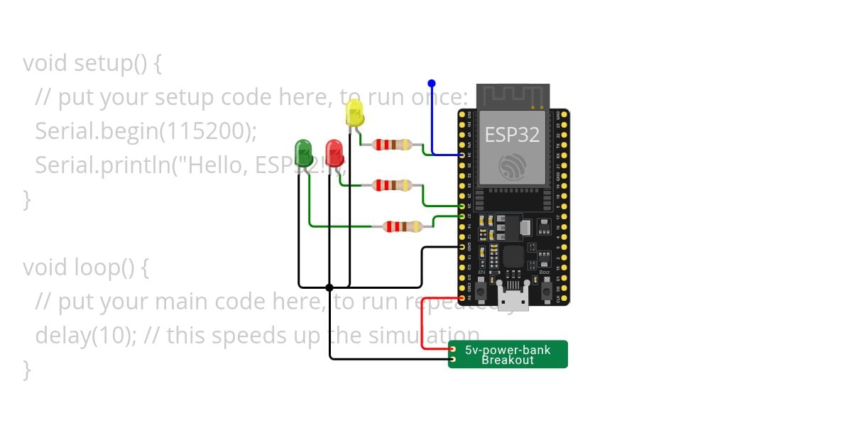 ESP2 Garage Door with Laser Sensor simulation
