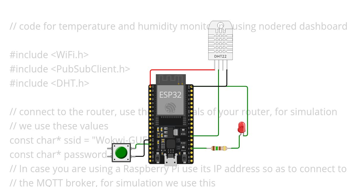 Teste DHT22 Button simulation
