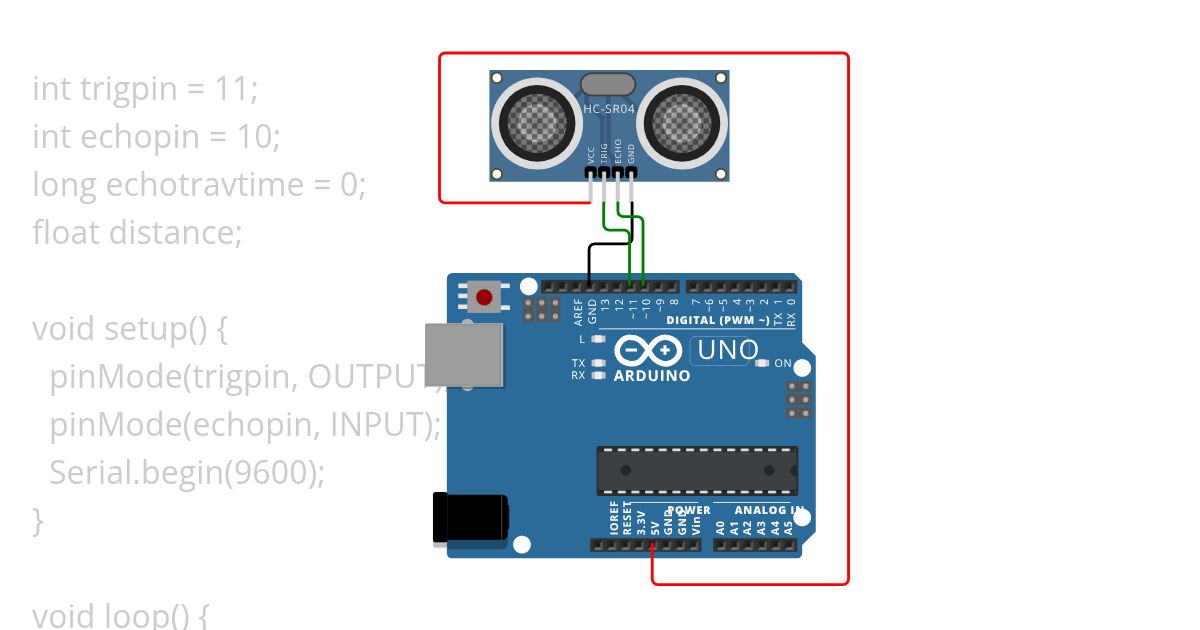 LiDAR Function using  HC SR04 Sensor simulation