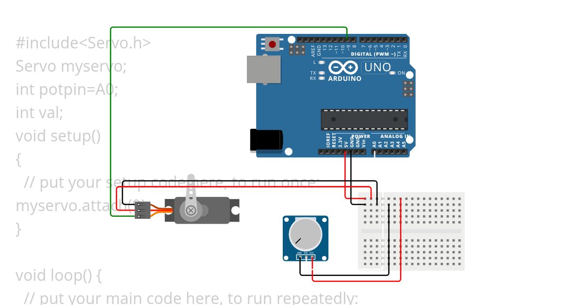 servo motor simulation