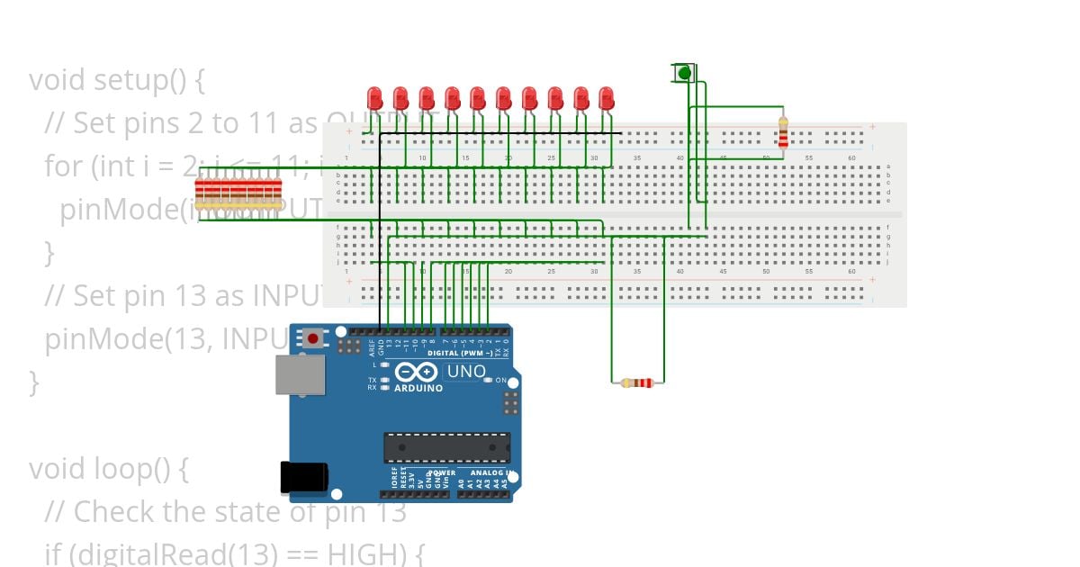 exp 9 push button simulation