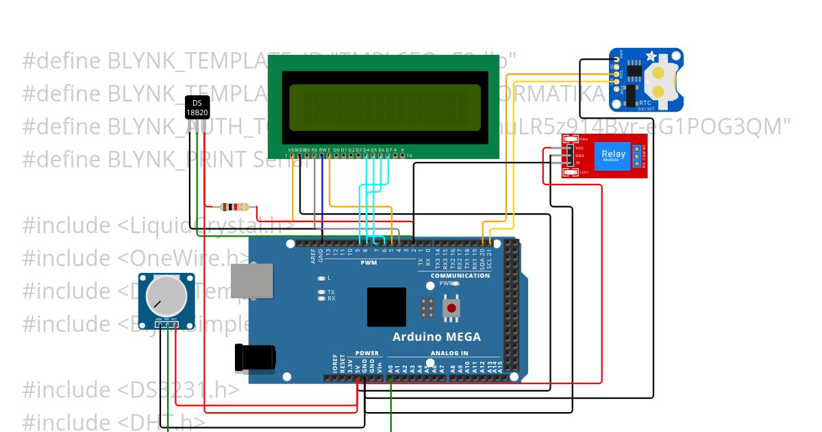 projek Iot untuk rumah pintar simulation