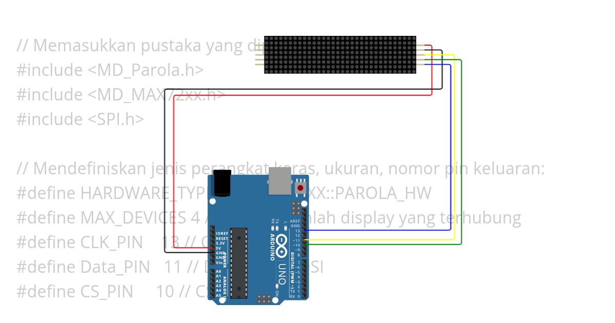 Dot Matrix Running Text Copy (2) simulation