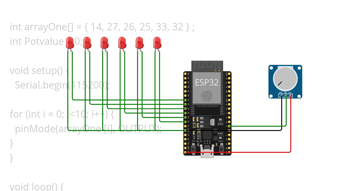 Ledje met dimmer Copy simulation