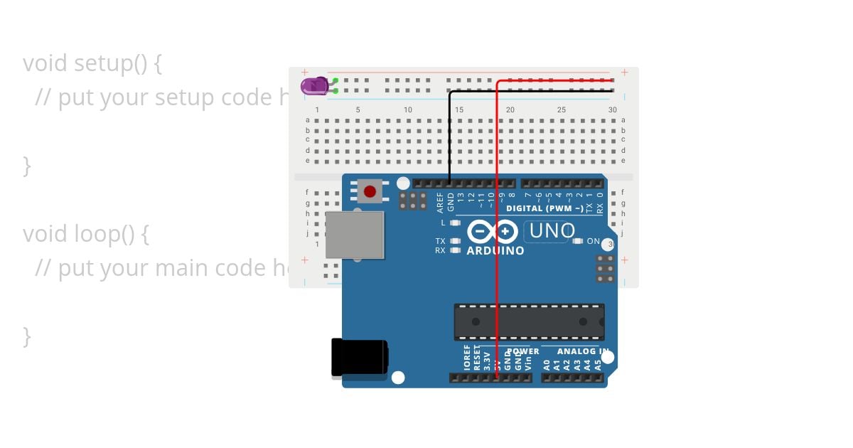 First Breadboard simulation