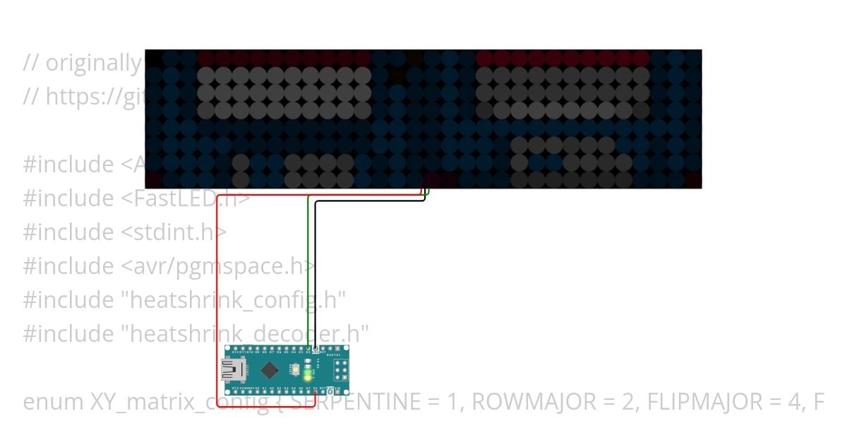  8 by 32scintillating_heatshrink.ino  simulation